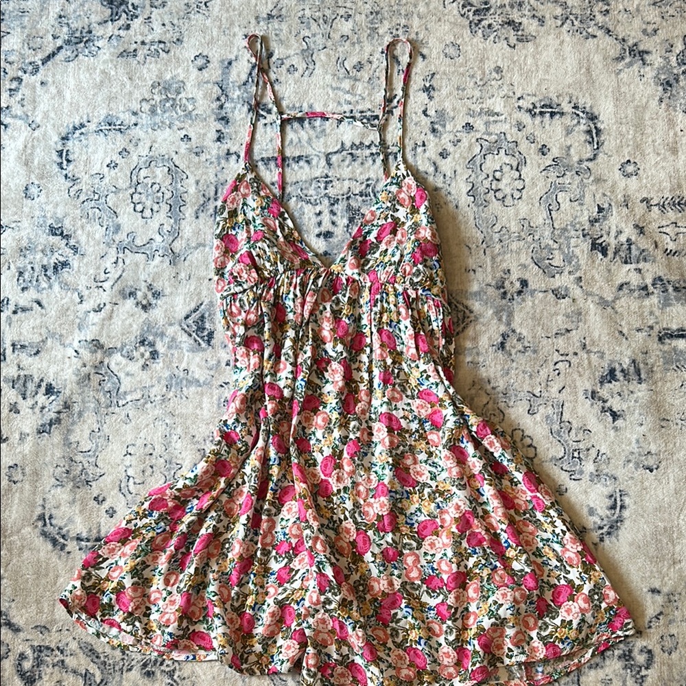 olivaceous floral dress!!